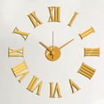 thumbnail image 1 of 122098 - CLOCK WALL ROMAN DIY GOLD 24IN REQUIRES 1 AA BATTERY, 1 of 1