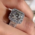 thumbnail image 4 of PULABO Classic Party Engagement Gift for Wife For Her Shiny Sparkling AAA Zircon CZ Ring Perfect Present With Gift Packaging, 4 of 7
