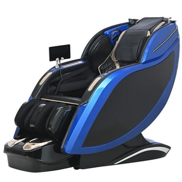 4D Massage Chair Zero Gravity Full Body Shiatsu Stretch SL Track Heating Circulation AI Vioce, Black