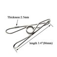 thumbnail image 2 of Hahiyo Pinzas Para Ropa Clips Para Virutas Todo Metal Acero Inoxidable Sin Manchas De Óxido Agarre Fuerte Con Viento Fuerte 3.4 Pulgadas Paquete De 14 Extra Grande No Se Deshaga Abierto De Par En Par, 2 of 5