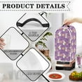thumbnail image 4 of Yuyamidu Rabbit Blender Cover Purple Kitchen Small Appliance Cover Easter Egg Stand Mixer or Coffee Maker Juice Appliance Cover Cooker Mixer Dust Cover, 4 of 6
