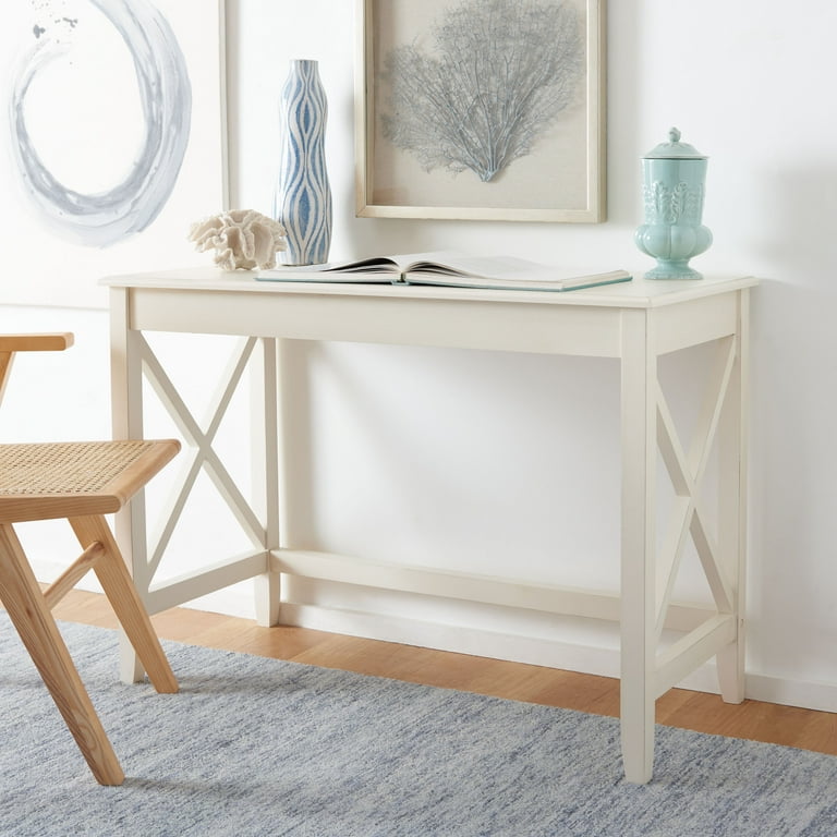 White distressed cheap writing desk