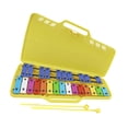 thumbnail image 2 of Música de percusión de jardín de infantes xilófono para niños Música de percusión Toy Glockenspiel Preescolar para 1 2 3 años principiante amarillo, 2 of 10