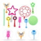 thumbnail image 4 of Juego de varitas de burbujas coloridas de 9 Uds. Para hacer burbujas en el exterior para niños pequeños, 4 of 5