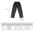 thumbnail image 6 of Monyance Protective Rain Pants Windproof Rain Pants Lightweight Breathable Outdoor Over Pants Packable(38.98X11.81X0.39Inches), 6 of 11