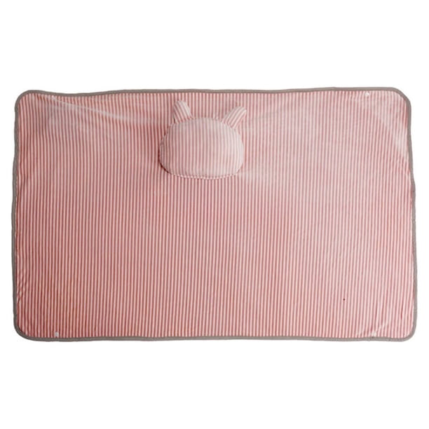 Inteprter Manta USB portátil para mantener el calor, calentador de manos para el cuerpo, almohadilla de calentamiento lavable para calentar las Suministros térmicos Rosa