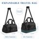 thumbnail image 2 of Bolsa de viaje ETRONIK expandible para mujer Weekender negra, 2 of 7
