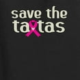 thumbnail image 6 of Wild Bobby Breast Cancer Awareness Save the Tatas Survivor Front and Back Unisex Tee , Black, Small, 6 of 6