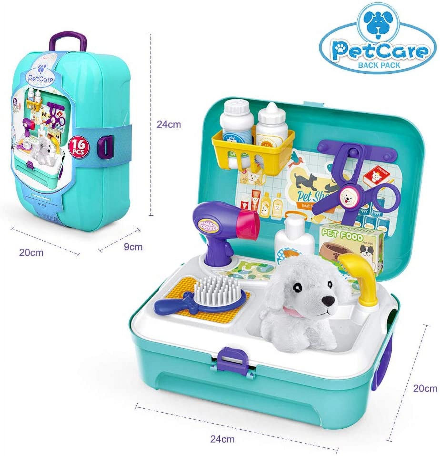 Rirool Puppy Dog Carrier Backpack Vet Play Set photo 4