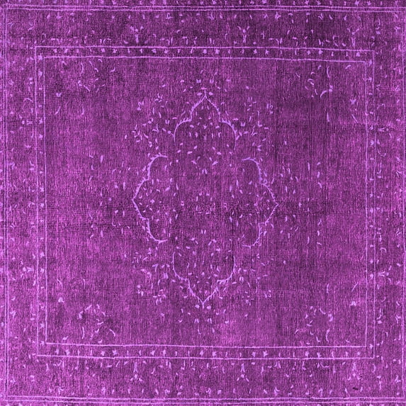 Ahgly Company Indoor Square Persian Pink Traditional Area Rugs, 4' Square