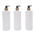 thumbnail image 1 of Bgsha 3PCS 500ml PET Empty Refillable Shampoo Lotion Bottles With Pump Dispensers, 1 of 9