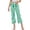 a-Green39077, variant on Womens High Waist Striped Cropped Wide Leg Pants With Front Patch Pockets Button Fly Casual Relaxed Fit For Summer Outings Casual Pants
