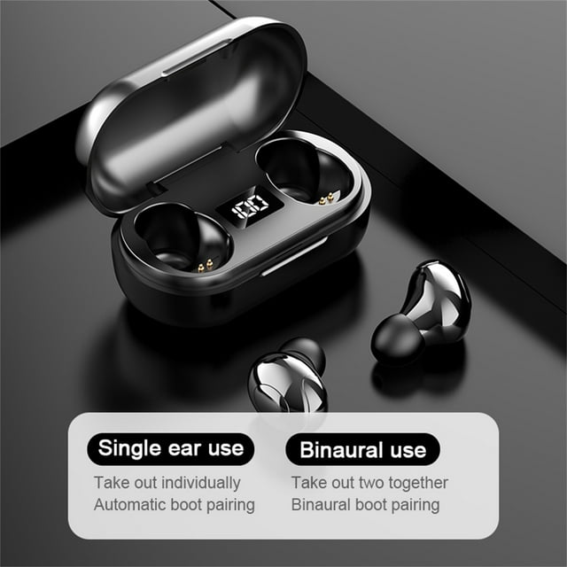 Xihbxyly Ofertas Diarias Auriculares Inalámbricos Bluetooth 5.0, Miniauriculares Estéreo 2020