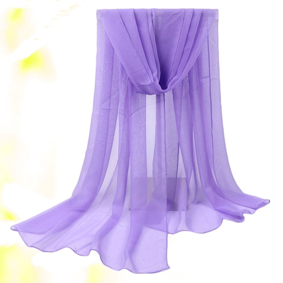 Homoyoyo Elegant Ladies Shawl Wrap Sunscreen Rectangular Scarf for Women Beach Party Travel Accessory