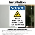 thumbnail image 3 of (2 Pack) Keep Electrical Panel Sign, 3 of 7