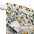 thumbnail image 4 of Farmhouse Daisy Swag Curtains for Kitchen/Bedroom/Living Room, Spring Vintage Country Flower Plant Scalloped Curtains 63 Inch Long, Window Swag Topper Curtains Valances 2 Panels Set 36"x63", 4 of 8