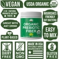 thumbnail image 2 of Peak Performance 3-in-1 Organic Prebiotic Fiber Powder for Digestive Support & Gut Health, Vegan, Unflavored, 30 Servings, 2 of 7