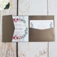 thumbnail image 1 of Bolsillo de invitaciones de boda personalizado, tarjeta de felicitación triplegable, proveedor de fiesta de compromiso, 1 of 4