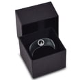 thumbnail image 3 of Tungsten Howling WolfBand Ring 8mm Men Women Comfort Fit Black Dome Polished, 3 of 4