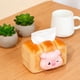 thumbnail image 4 of Dispensador de pañuelos con tapa, contenedor de almacenamiento, regalo creativo, porta pañuelos, servilletas Cerdo, 4 of 7