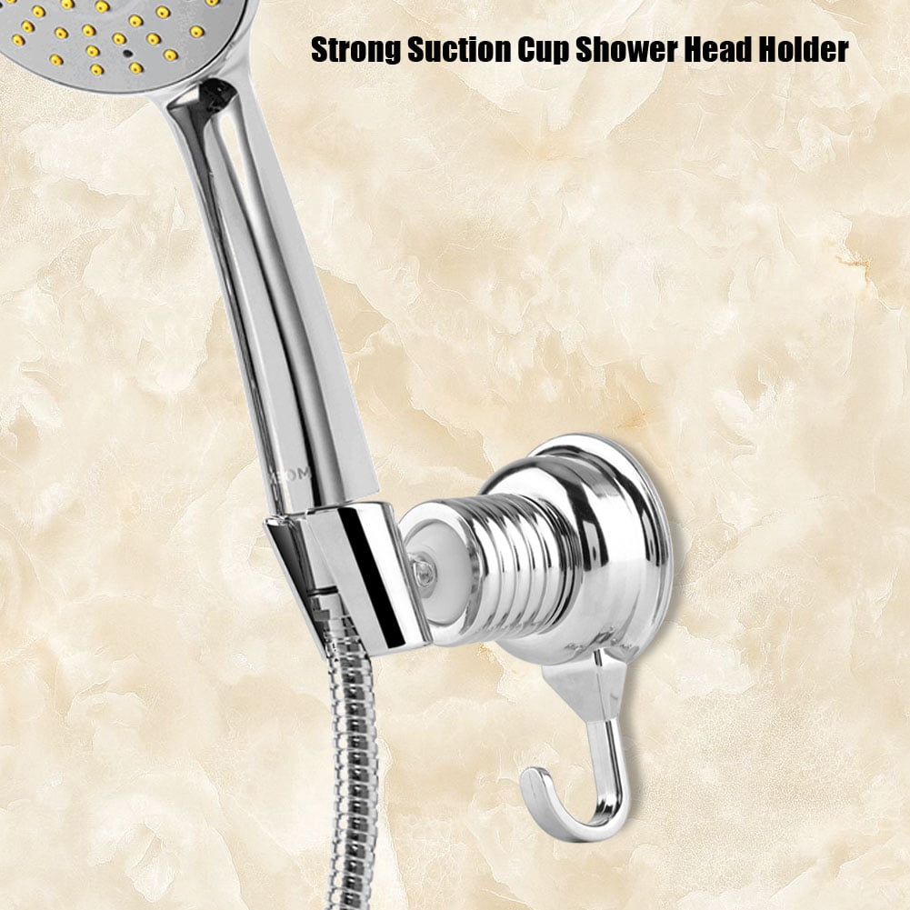 360 Adjust Bathroom Shower Head Hand Held Bracket Holder Wall Mount Suction Cup 