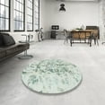 thumbnail image 3 of Ahgly Company Indoor Rectangle Abstract Green Abstract Area Rugs, 8' x 12', 3 of 6