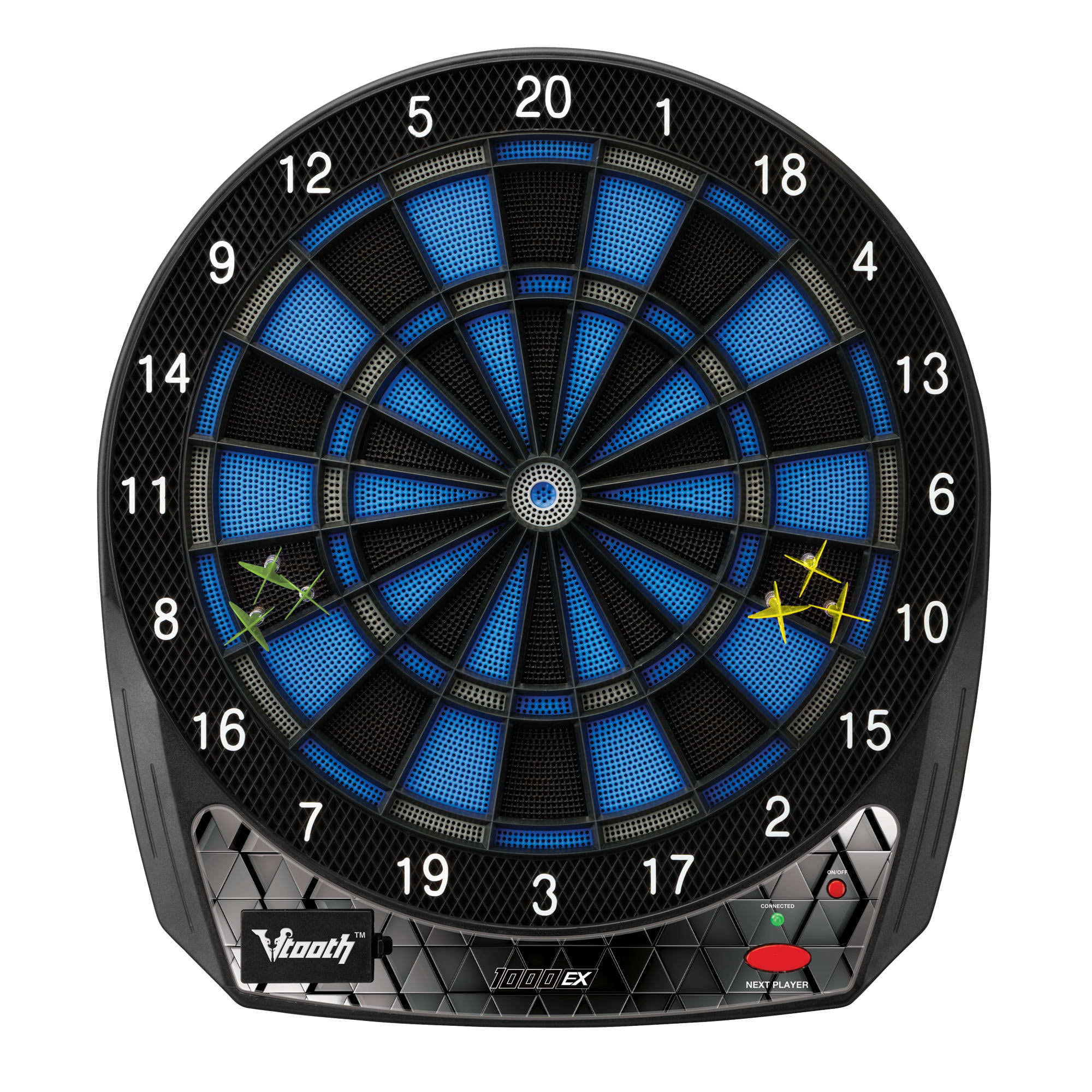 GLD Viper VTooth 1000 EX Wireless Electronic Dartboard w/ V-Tooth Mobile App