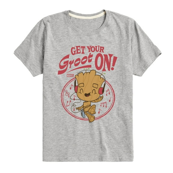 Marvel Guardians of the Galaxy - Get Your Groot On - Toddler And Youth Short Sleeve Graphic T-Shirt