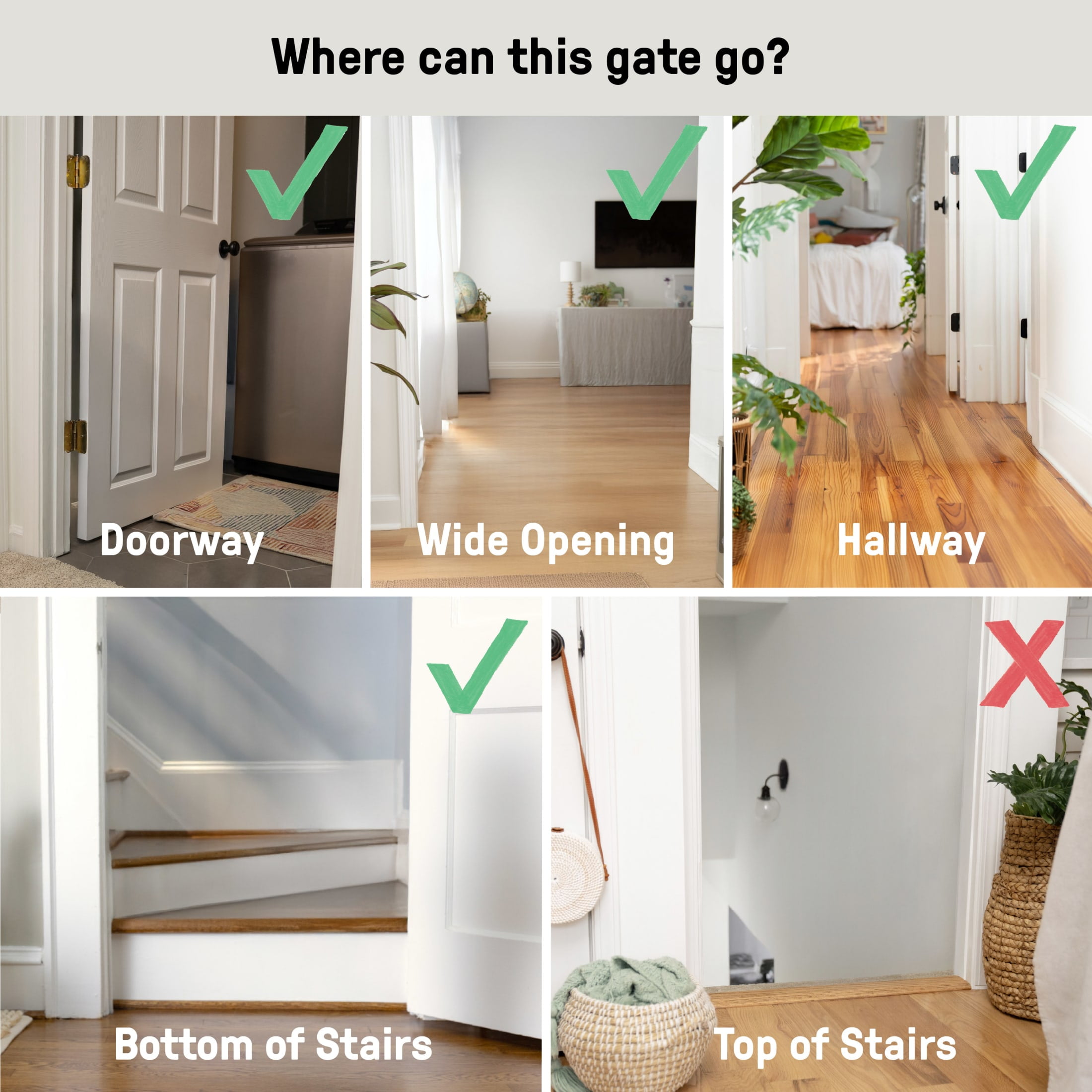 Ingenuity Thruway 52W Series Pet and Baby Gate, Espresso Metal, Openings from 27.5” to 52" Wide