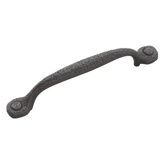 Hickory Hardware P2998-BI-10B 5.06 Po. Raffiné Rustique de Centre en Centre, Fer Noir - Lot de 10