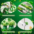 thumbnail image 4 of Green Theme St. Patrick's Day Banner Shamrock Pattern Backdrop Gold Coin Decor Lucky Clover Design Clover Background for St. Patrick's Day Party Festival Indoor Decoration, 4 of 9