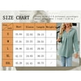 thumbnail image 4 of SHIBEVER Womens Hoodies Fall Tunics Tops Long Sleeve Blouses Loose Fit Sweatshirts V Neck Shirts Trendy Pullover with Button Casual Tops Solid Color Beige Tshirt Size L, 4 of 5