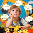 thumbnail image 7 of Miguan 135 pcs Construction Sensory Bin Items Construction Counting Sorting Sensory Bin Filler Fine Motor for Spring Summer Sorting Counting Decor Home Decoration Birthday Gift, 7 of 7