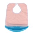 thumbnail image 1 of Adulto anciano desmontable babero impermeable tridimensional alimentación discapacidad ayuda Burp ClothPink, 1 of 8
