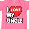 thumbnail image 4 of Inktastic I Love My Uncle Boys or Girls Baby Bodysuit, 4 of 5