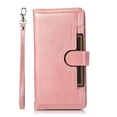 thumbnail image 4 of Compatible with iPhone 15 Pro Max Wallet Case with Credit Card Holder, Flip Folio Book PU Leather Vintage Phone Case Shockproof Multifunctional Cover Women Men for iPhone 15 Pro Max, Rosegold, 4 of 7