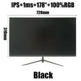 thumbnail image 4 of HueMaison 27" FHD LED Ultra Slim Monitor Computer Gaming Monitor 1920*1080p 1K 144HZ RGB IPS 1ms VGA HDMI Input Blue Light, Black, 4 of 10