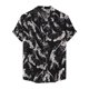 thumbnail image 1 of Hawaiian Shirt For Men, Men's Vintage Button Down Bowling Shirts Short Sleeve Summer Beach Shirt 3XL, 1 of 5