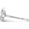 thumbnail image 3 of 14K White Gold Polished Starfish & Sand Dollar Ring (Size 7) Made In United States k5757, 3 of 5