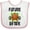 White and Pink, variant on Inktastic Weightlifting Funny Future Lifter Boys or Girls Baby Bib