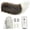 Dark Brown, variant on Remote Control Moving Car Tail, Plush, Universal Fit, Vehicle Exterior Accessory