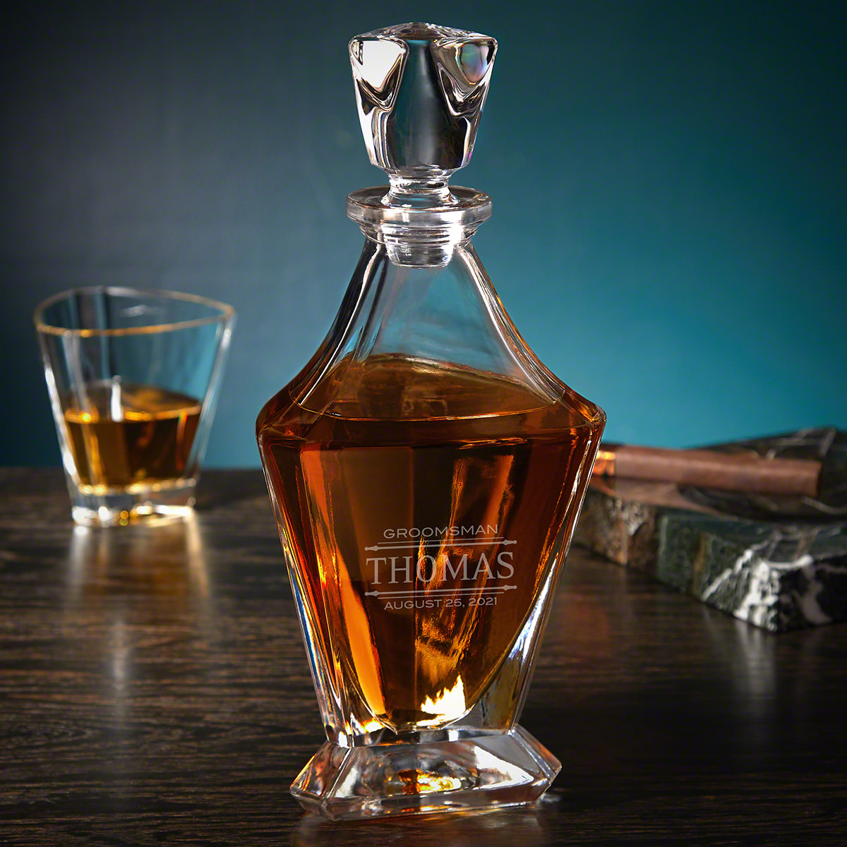 Stanford Customized Bishop Whiskey Decanter