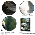 thumbnail image 3 of Designart "Tropical Lake Swan Sanctuary I" Animals Swans Floater Framed Wall Art Prints, 3 of 5