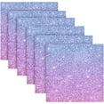 thumbnail image 6 of Dreamtimes Shiny Gradual Blue Purple Cloth Napkins Set of 1,Reusable Washable Polyester Dinner Table Napkins for Kitchen,Dining,Restaurant,Party Decoration, 6 of 7