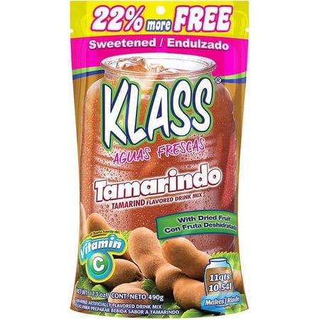 Klass Naturally Flavored Mexican Aguas Frescas Tamarindo Drink Mix, 17.3 oz