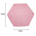 thumbnail image 2 of Hexagon Pad Coral Mat Soft Rug Alfombra para niños Play Tent Playhouse, Soft Rug Sincero  Hogar, 2 of 5