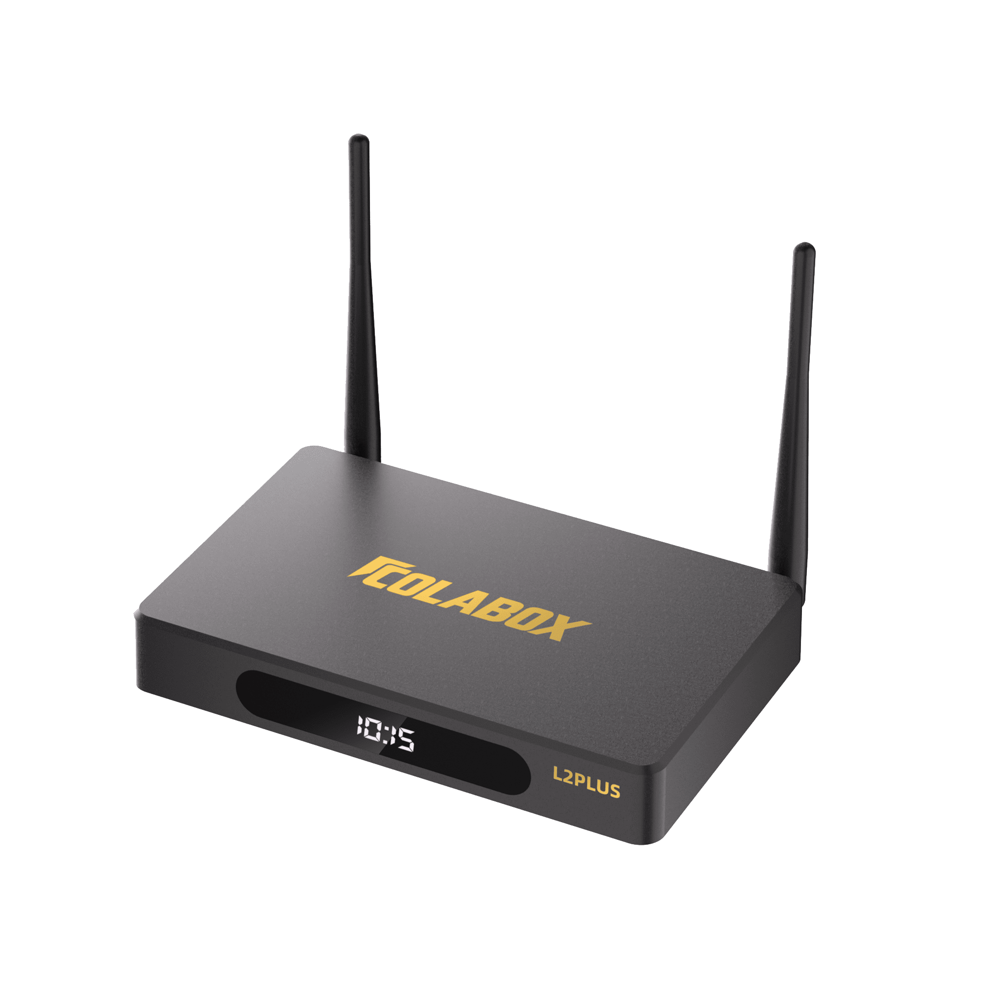 Colabox L2 PLUS High-Performance TV Box – 4GB RAM 64GB ROM, Android 14.0, 4K Ultra HD, Wi-Fi 6, Gigabit Ethernet, Voice Remote Included
