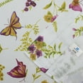 thumbnail image 3 of 3 Piece Kitchen Curtain Sawg Set, Window Treatment Butterfly & Flowers Printed Design Anita, 3 of 7