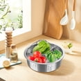 thumbnail image 4 of Binwennn Stainless Steel Steamer Ba Sket Vegetable Steamer Ba Sket Rack For Cooking In S Tant P O T Steamer Ba Sket Insert For Veggie Fish Seafood Broccoli Egg Cooking Silve Japanese Kitchenware, 4 of 4