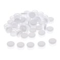 thumbnail image 1 of serony 50pcs Empty Round Makeup Jar Pot Travel Cream Powder Cosmetic Container Case White, 1 of 9